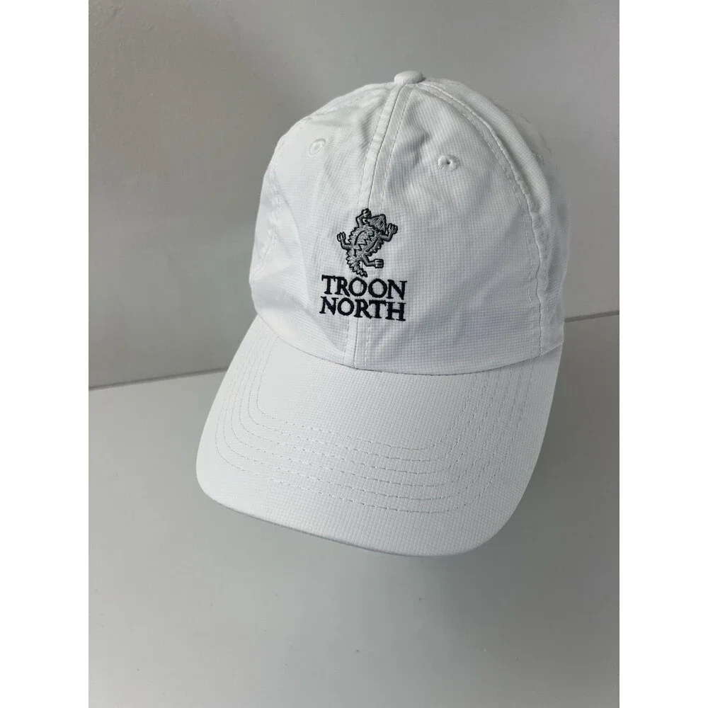 Troon North Scottsdale Arizona Destination Golf Course White Baseball Hat Cap
